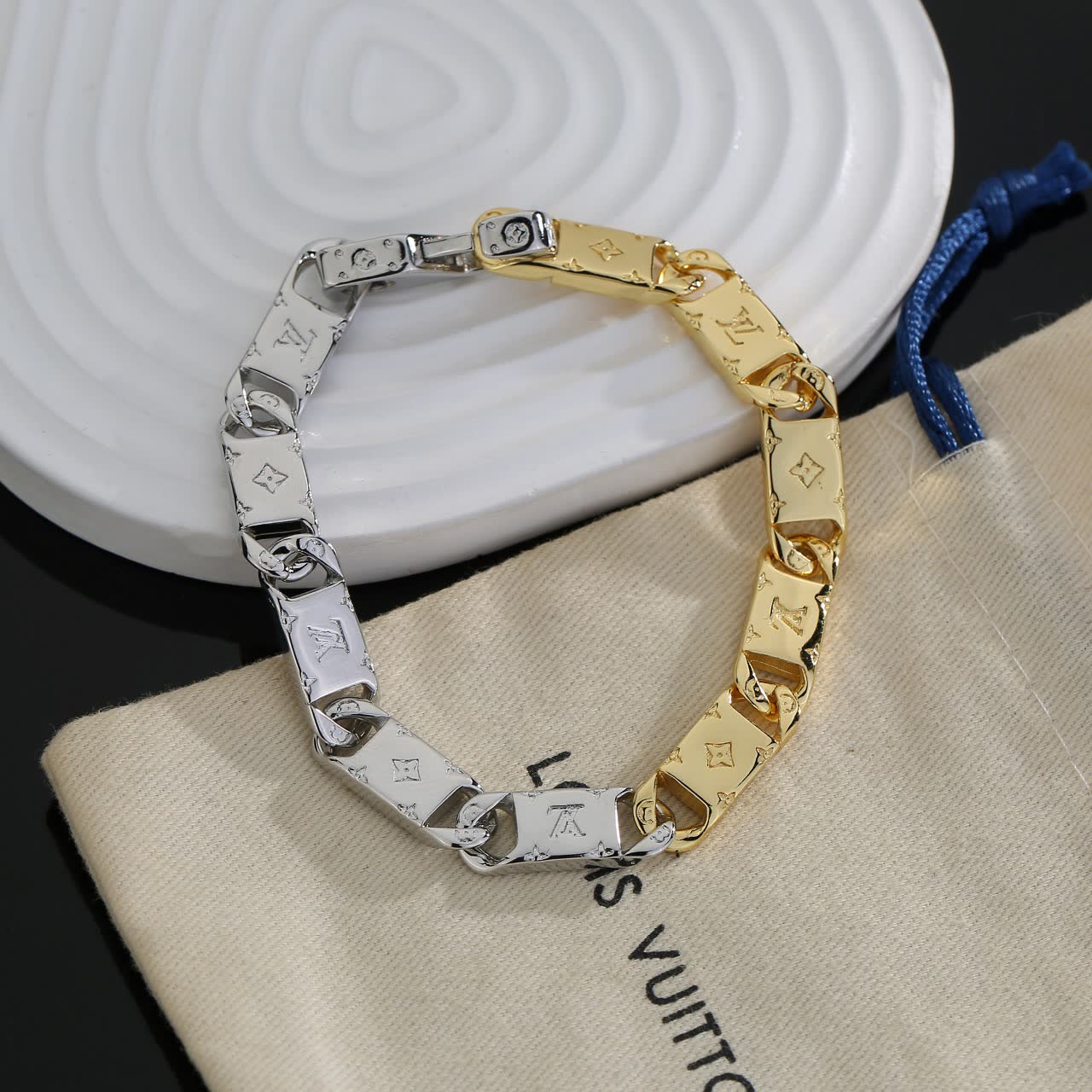 Louis Vuitton Monogram Link Bracelet